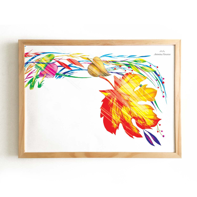 Affiche &quot;Feuille d&#039;automne&quot;