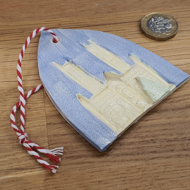 Lincoln Cathedral Xmas decoration