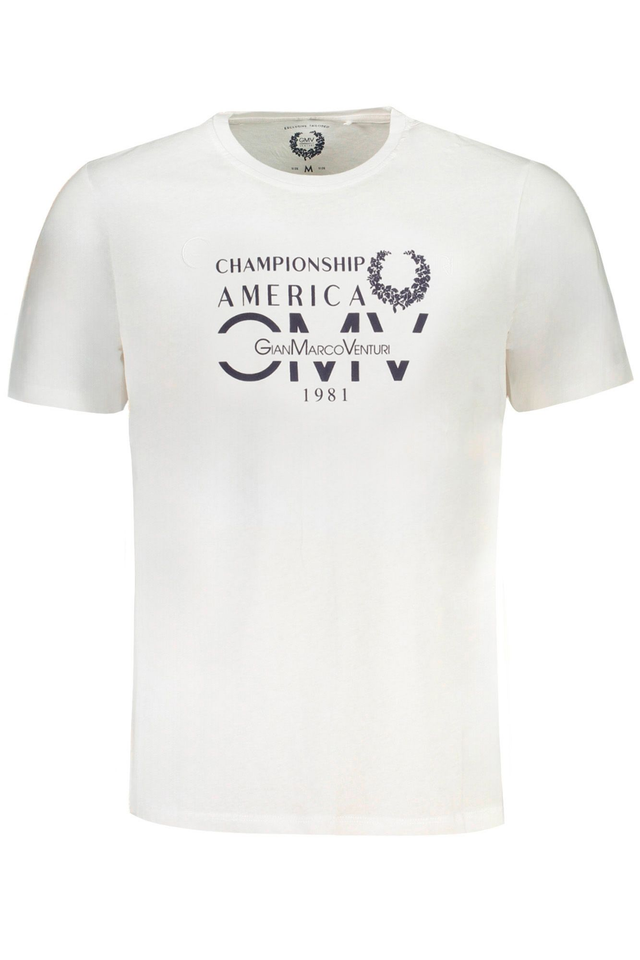 GIAN MARCO VENTURI T-SHIRT MANICHE CORTE UOMO BIANCO