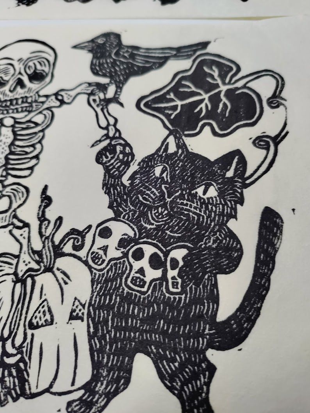 "Joyeux squelette" A5