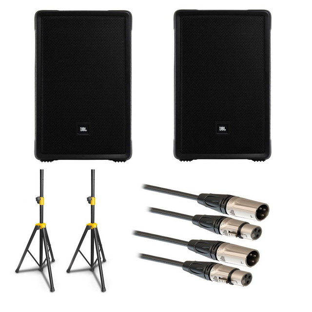 JBL IRX-112BT Parlante Activo (Paquete Con Soporte y Cables)