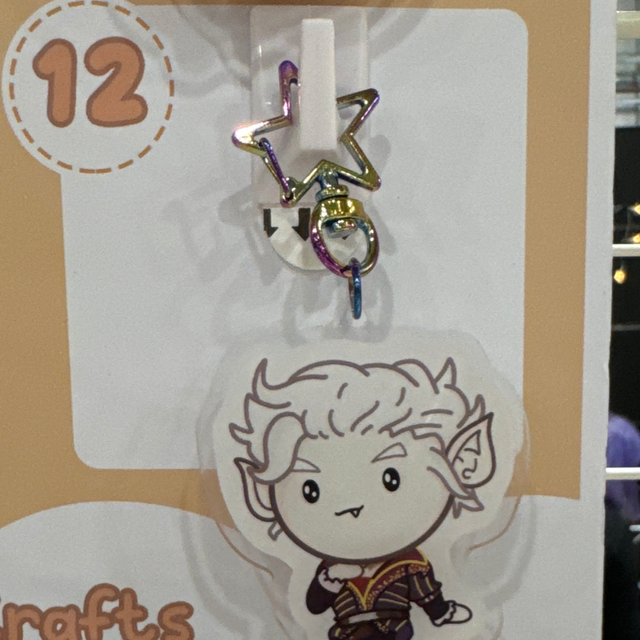 12 Baldur&#039;s Gate 3 Astarion Acrylic Charm