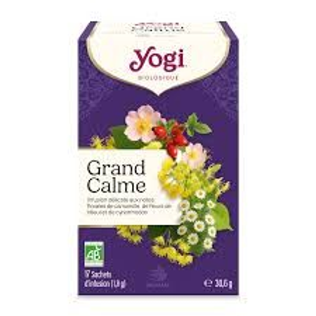 Yogi Tea Grand Calme BIO | Infusion Apaisante 17 Sachets