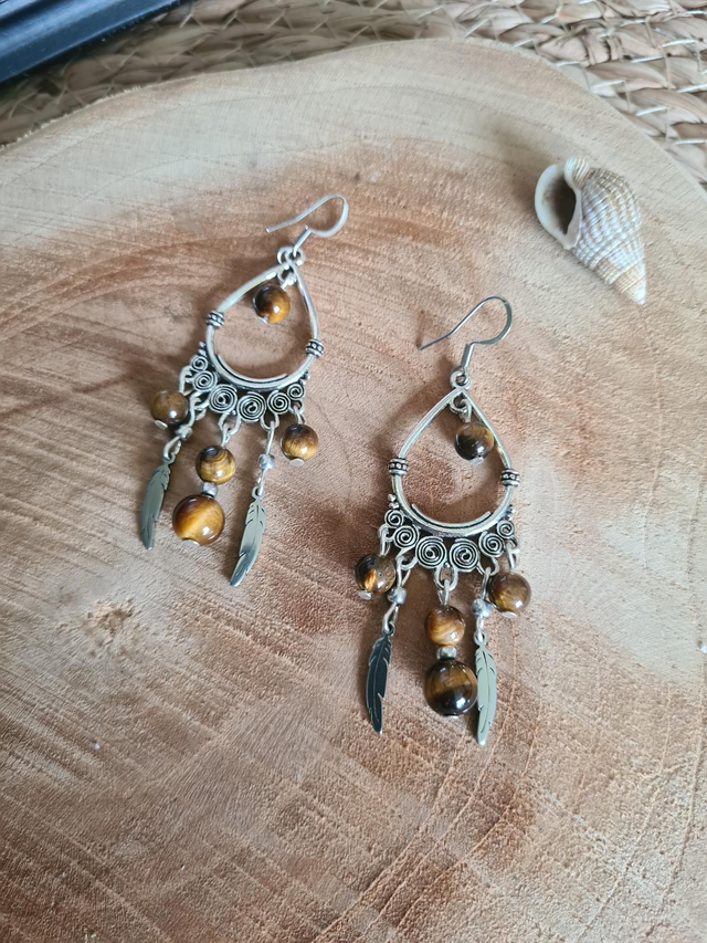 Boucles Œil de tigre 
