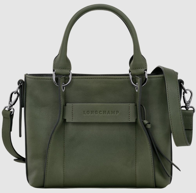 SAC A MAIN LONGCHAMP 3D - TAILLE S - KAKI