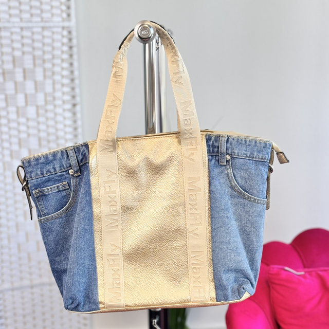 T2 Tasche JeansGold