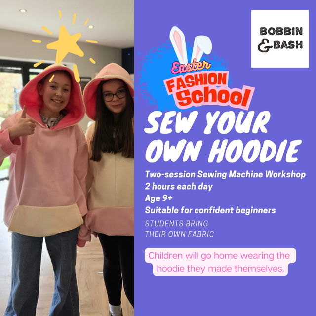 Fashion School: Sew Your Own Hoodie 