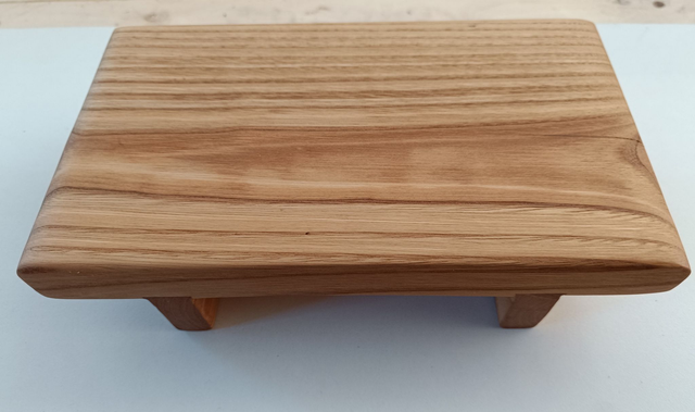 Plateau à sushi en chêne massif de 25x15x6 cm