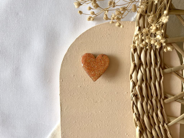 Pin’s Grand Coeur Paillettes colorées