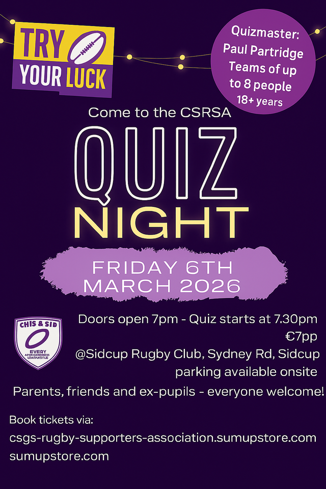 Quiz Night - Full table ×8(6Mar26)