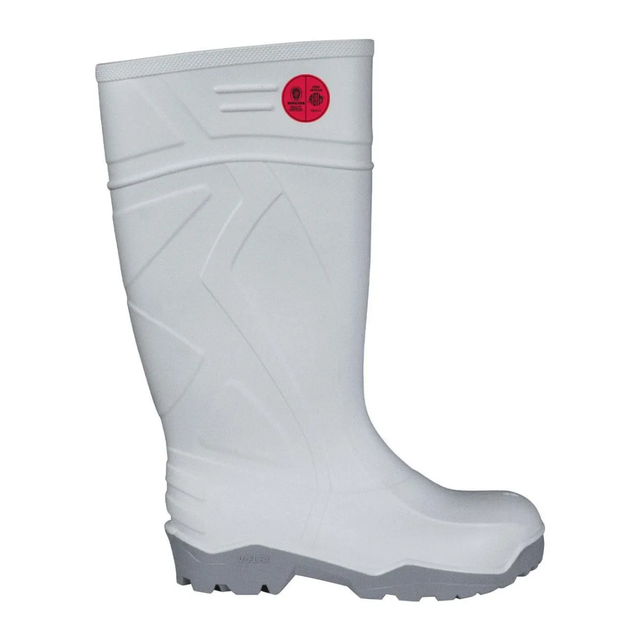 Bota V-Flex 933 PVC Con Punta Y Plantilla De Acero Blanca