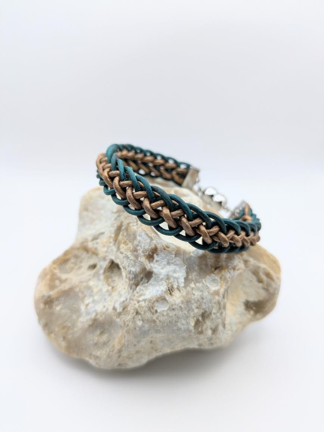 Slim Flat Braid Kumihimo Bracelet (3)