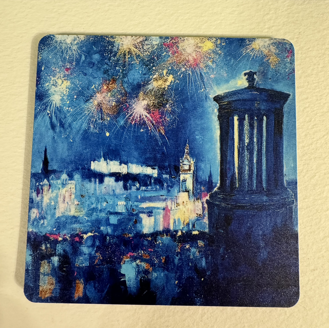 Coaster- Edinburgh,Hogmanay Fireworks view from Carlton Hill