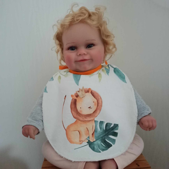 Bavoir à nouer "Lion"