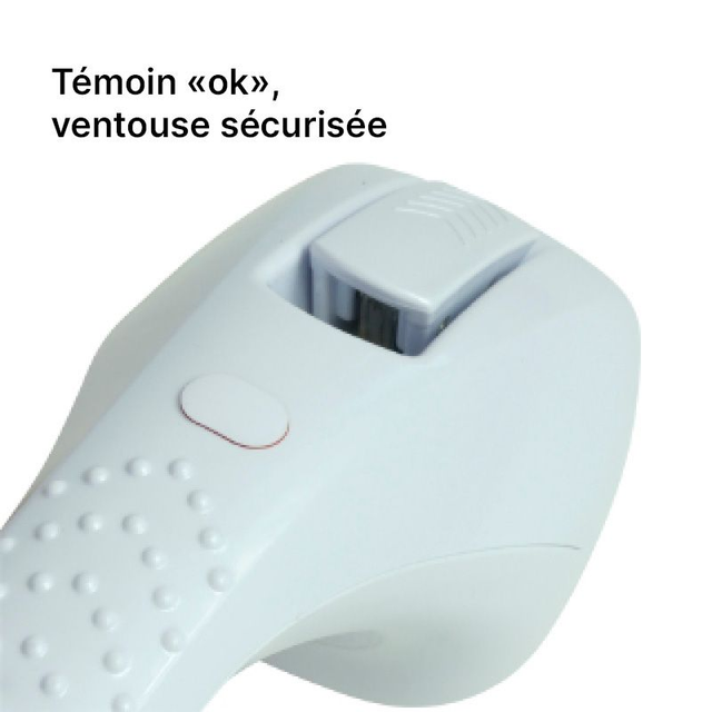 Barre d’appui à ventouses 40 cm – Installation sans perçage