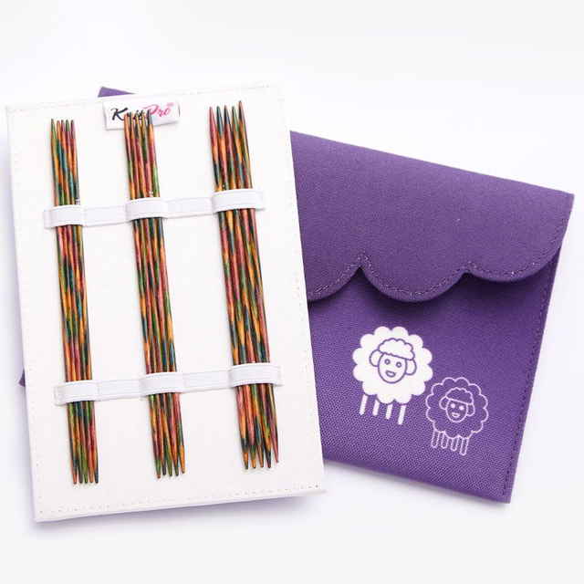 KnitPro Symfonie Double Point Knitting Needle Set - 15cm