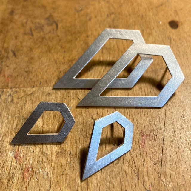 Ohrschmuck POLYGON klein