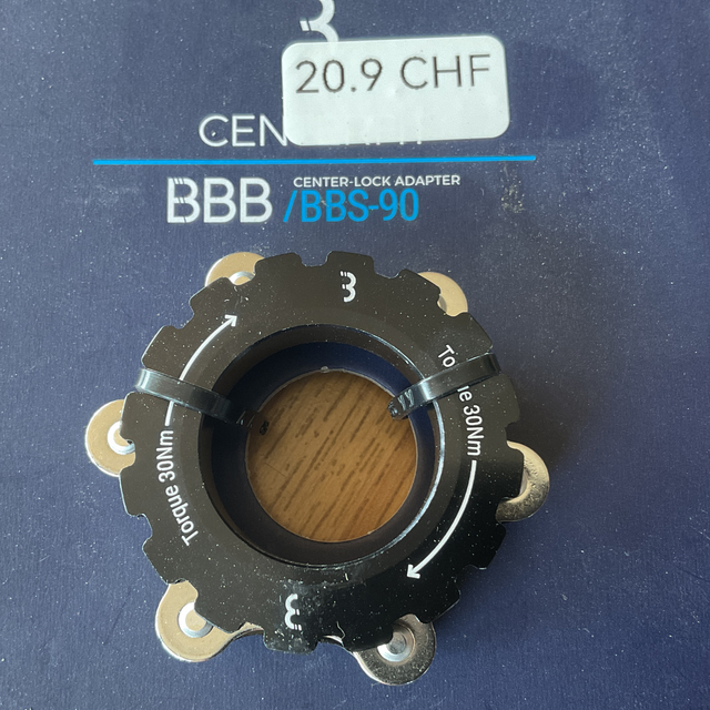 Adaptateur de disque 6 trous vers Centerlock 