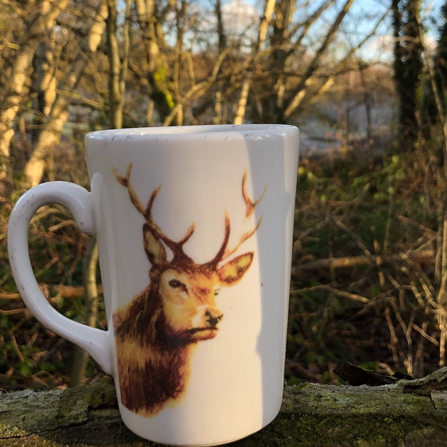 Stag upcycled ceramics