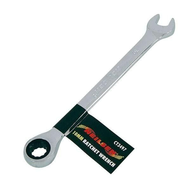 10mm Fixed Head Combination Ratchet Ring Spanner Wrench CT3497