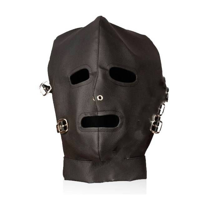 Capuz com Venda e Mordaça Removíveis