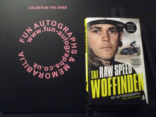 Tai Woffinden 'Raw Speed' Authentic Autographed Hardback Book