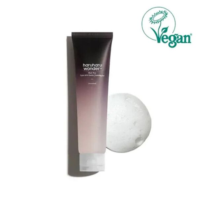 HARUHARU Wonder Black Rice Triple AHA Gentle Cleansing Gel