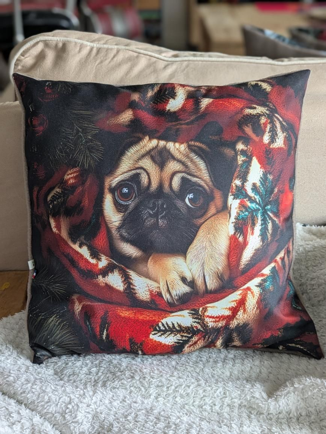 Coussin moyen Carlin de Noël 