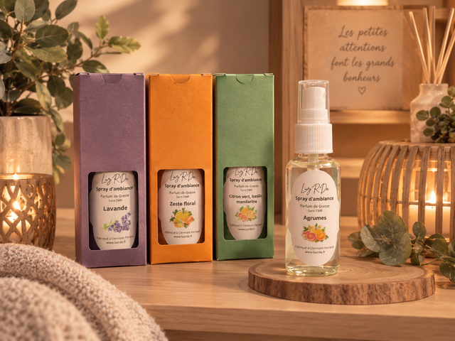 Parfums d'ambiance en spray 30 ml