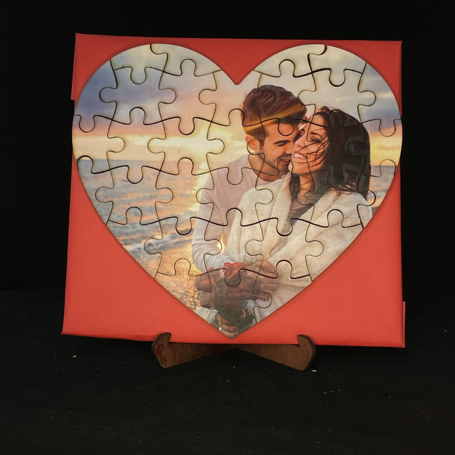 Puzzle con foto e dedica