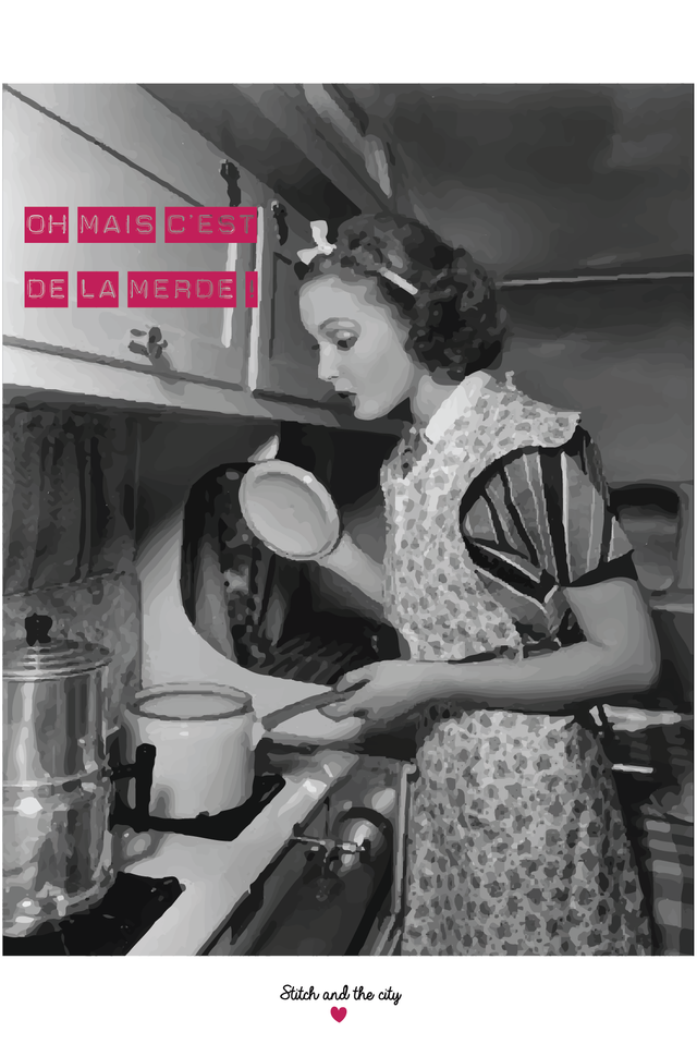 Carte Oh mais c&#039;est de la merde