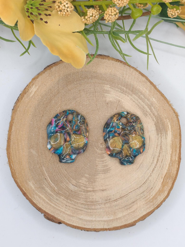 Tête de Mort mélange de couleur