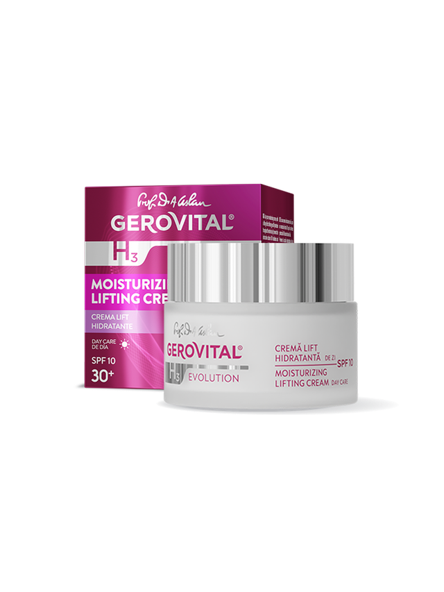 Gerovital Evolution - Hydraterend lifting crème dagverzorging (SPF 10 I 30+)