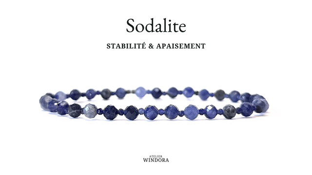 Bracelet | Sodalite Bleue - Royal Luxe