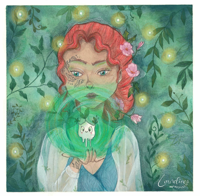 Carte postale " Esprit de la nature "