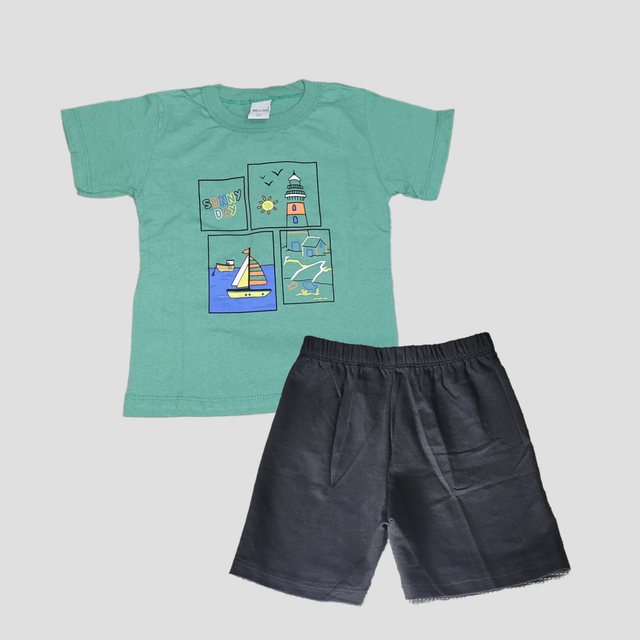 Conjunto Menino Moletinho Verde (3)
