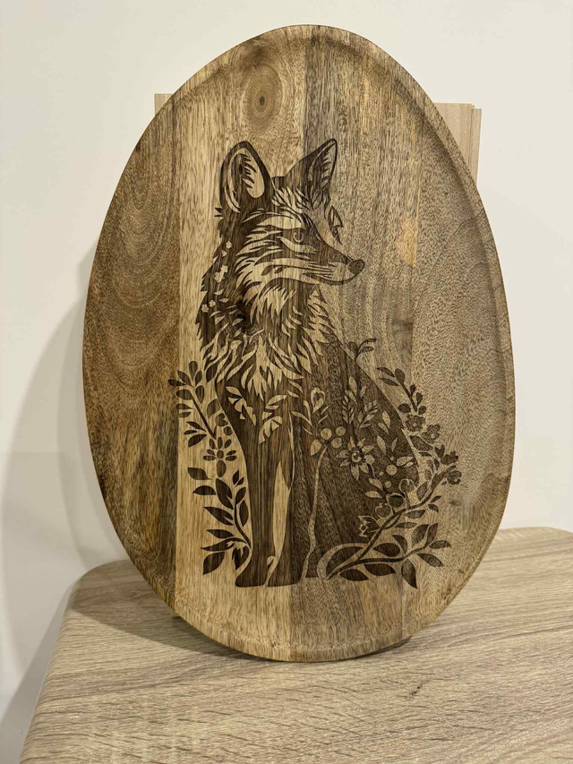 PLATEAU DECORATIF OVALE MANGUIER