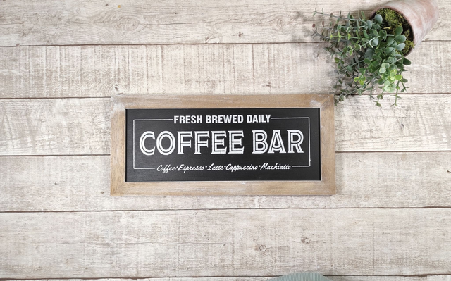 COFFEE BAR ΔΙΑΚΟΣΜΗΤΙΚΗ ΠΙΝΑΚΙΔΑ