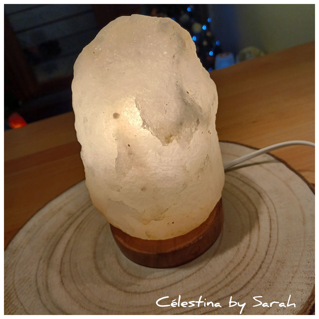 Lampe de sel blanc