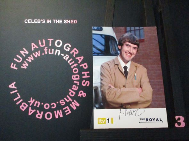 Andy Wear (Alun Morris) Original Pre-Print Yellow The Royal 6x4 Cast Card (3)(SEE PIC)