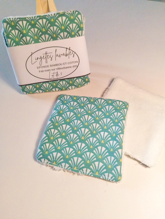 Lingettes démaquillantes Yazo émeraude