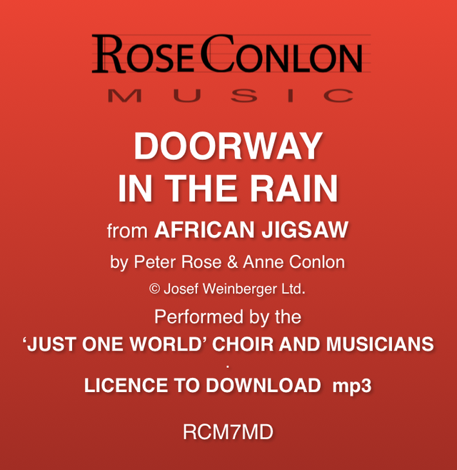 DOORWAY IN THE RAIN   (from African Jigsaw by Peter Rose &amp; Anne Conlon)