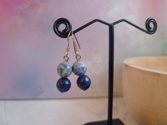 Blue earrings