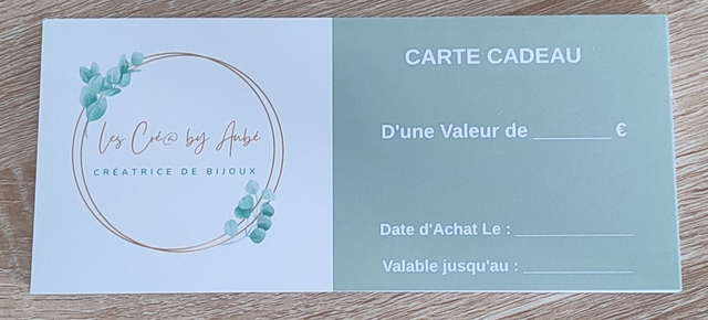 CARTE CADEAU 50€