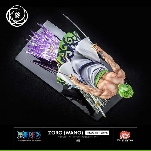 Roronoa Zoro (Wano) - One Piece - Statua Ikigai Tsume Art 1/6 (28cm) ⚔️🔥(Anche a rate! 👇)