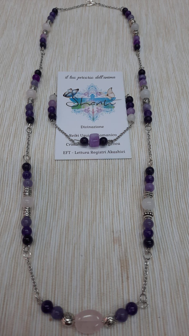 Parure donna ametista