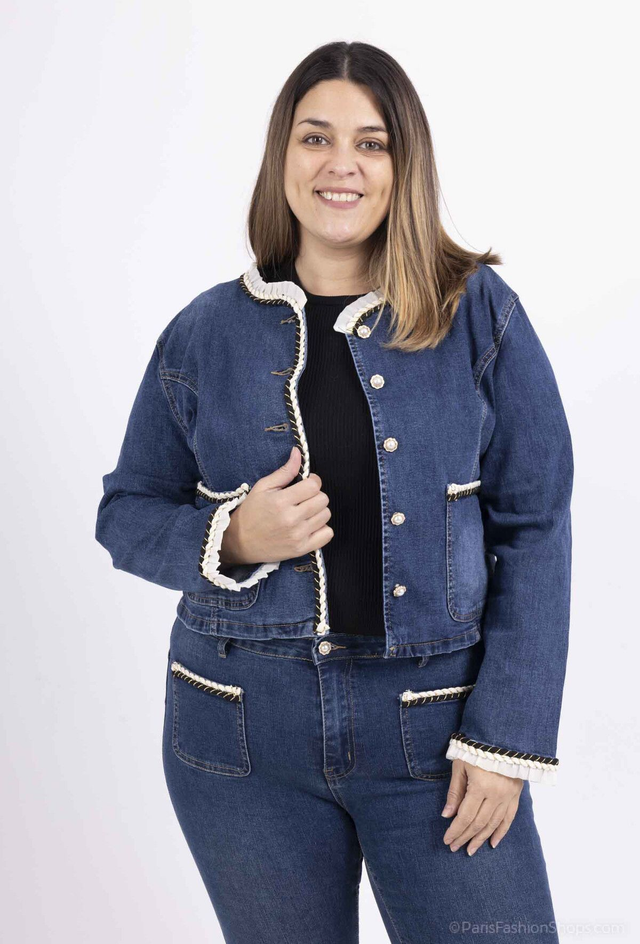 Goodies - Denim Jacket with pearls