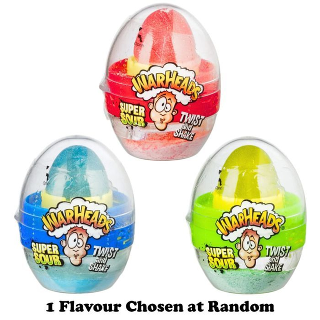 Warheads Super Sour Twist and Shake Eggo 18g