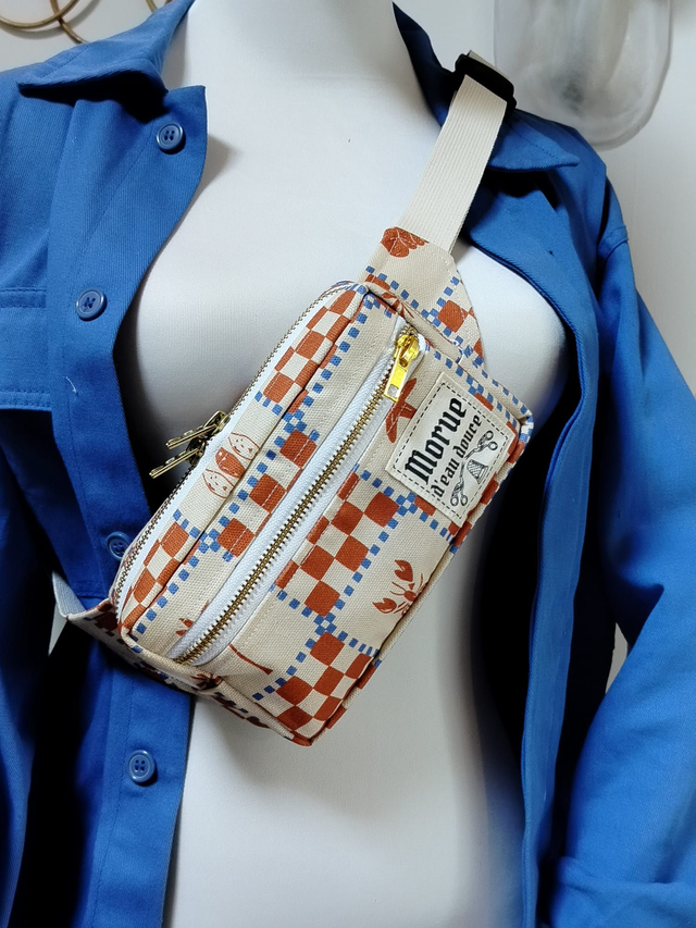 sac banane Pockette damier homard summer 