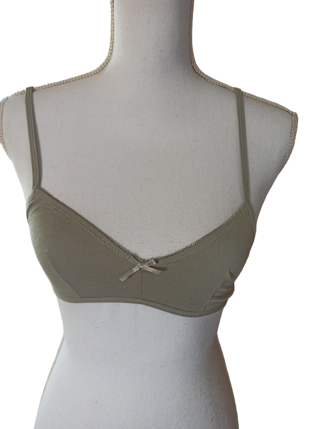 Soutien gorge sans armature gris XS (Albauria Tersura)